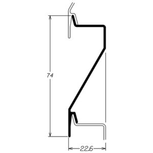 VENEZIANA S/ VENTILACAO 22MM - BRANCO