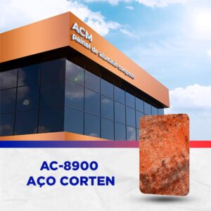 PAINEL ACM - IRON RUST (AÇO CORTEN) - 1.220 X 5.000MM, 3MM