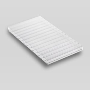 CHAPA DE POLICARBONATO ALVEOLAR - CRISTAL - 2.100 X 6.000 X 6MM.