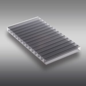 CHAPA DE POLICARBONATO ALVEOLAR - PRATA - 2.100 X 6.000 X 4MM.