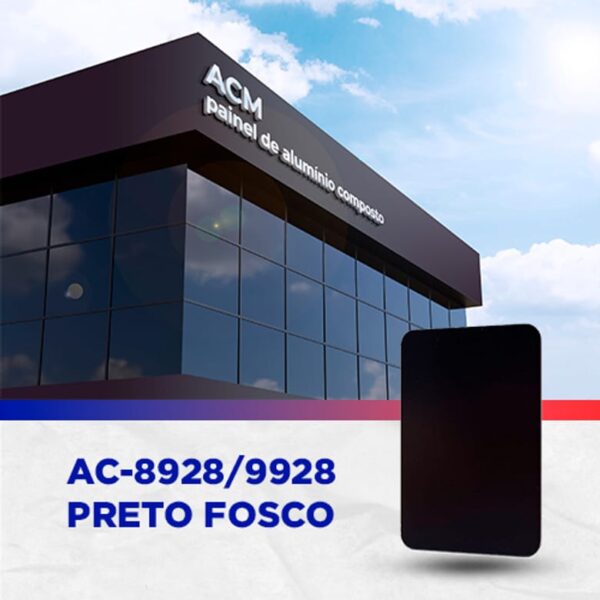 PAINEL ACM - PRETO FOSCO - 1.500 X 5.000MM, 3MM