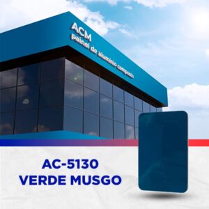 PAINEL ACM - VERDE MUSGO - 1.220 X 5.000MM, 3MM