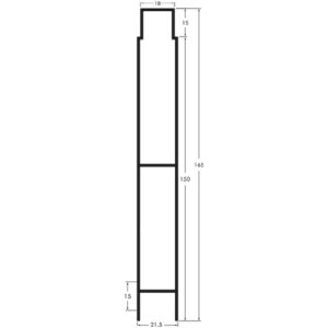 LAMBRIL 165MM - PRETO