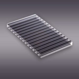 CHAPA DE POLICARBONATO ALVEOLAR - FUME - 2.100 X 6.000 X 6MM.