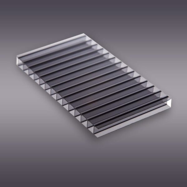 CHAPA DE POLICARBONATO ALVEOLAR - FUME - 2.100 X 6.000 X 6MM.