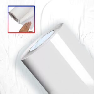 VINIL AUTO ADESIVO FILME BRANCO BRILHANTE 80 MICRONS, COLA BRANCA E LINER 120 GSM/M2 ROLO 1,27X50M