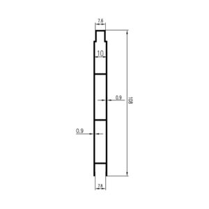 LAMBRIL 108MM LEVE - PRETO
