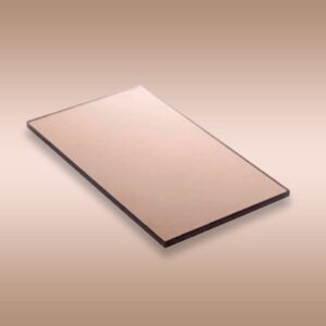 CHAPA DE POLICARBONATO COMPACTO - BRONZE - 2.050 X 6.000MM X 3MM