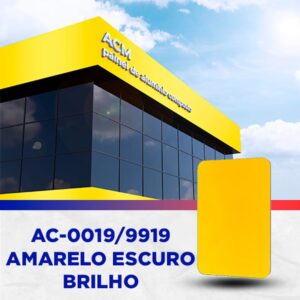 PAINEL ACM - AMARELO ESCURO BRILHO - 1.220 X 5.000MM, 3MM