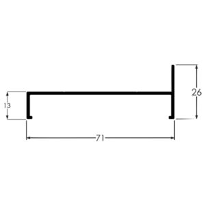 MARCO LATERAL CORER / 2 - PRETO