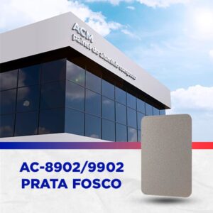 PAINEL ACM - PRATA FOSCO - 1.500 X 5.000MM, 3MM
