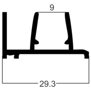 COMPLEMENTO/MARCO LATERAL CORRER - BRANCO